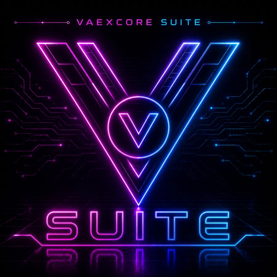 VaexCore Suite neon logo